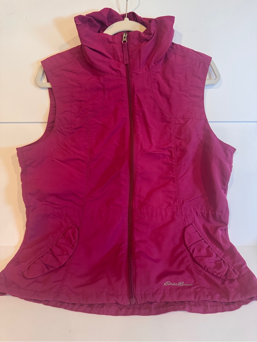 Like New Eddie Bauer TRAVEX Magenta Vest (Large)